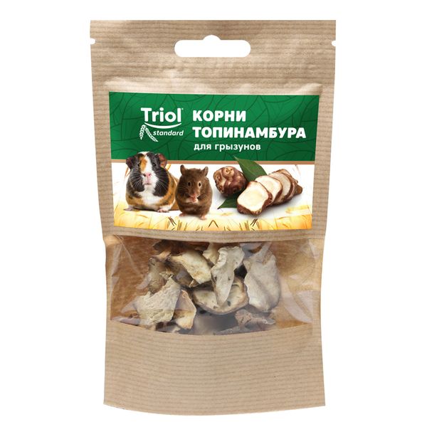 Лакомство Тriol Standard для грызунов корни топинамбура, 20г