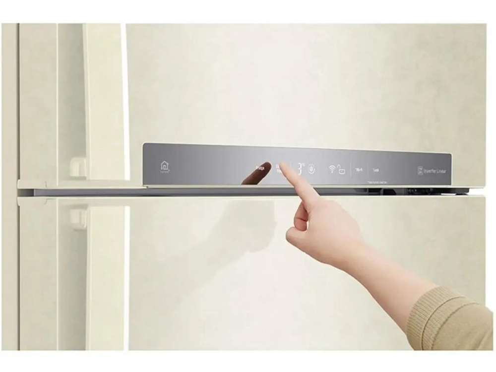Холодильник LG GR-H802HEHL бежевый
