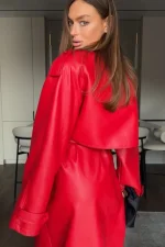 Тренч Uff, Красный