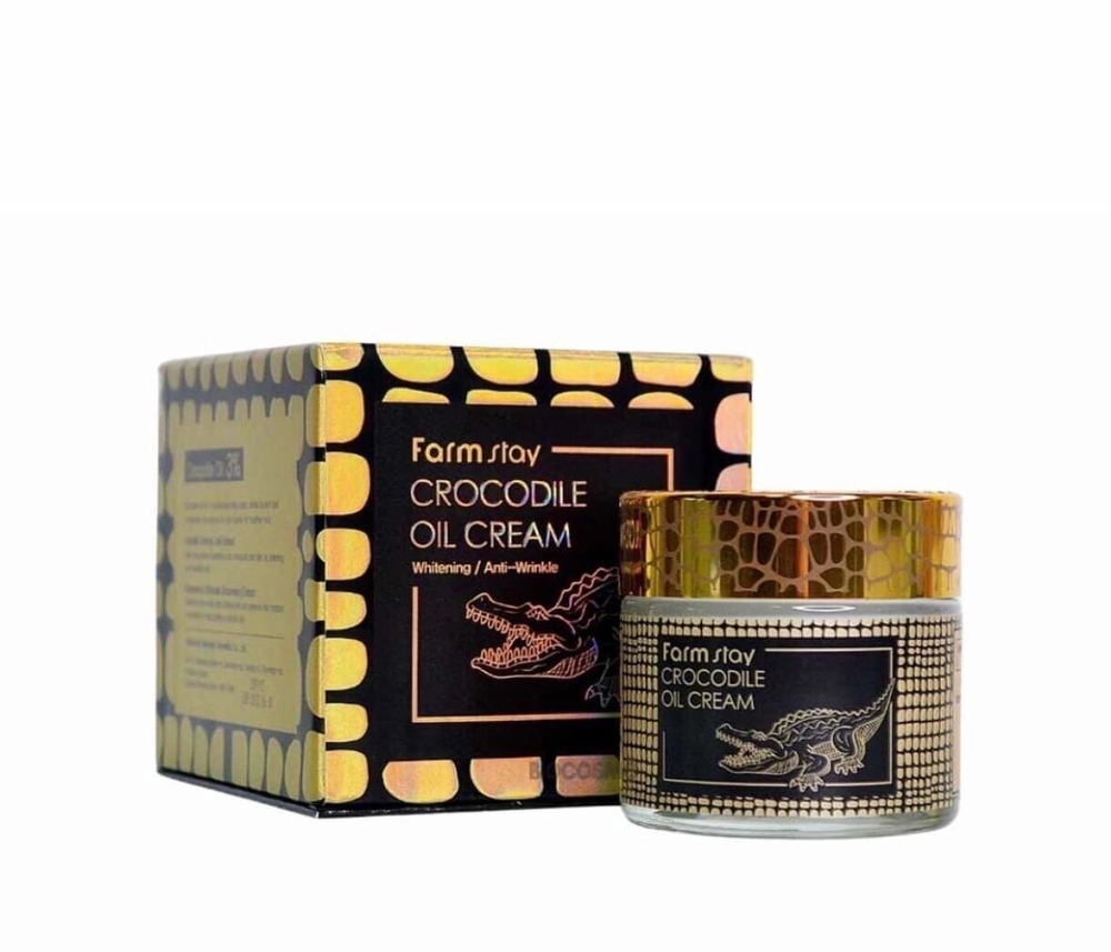 [Farm Stay] Crocodile Oil Cream - Крем для лица Крокодил, 70 гр