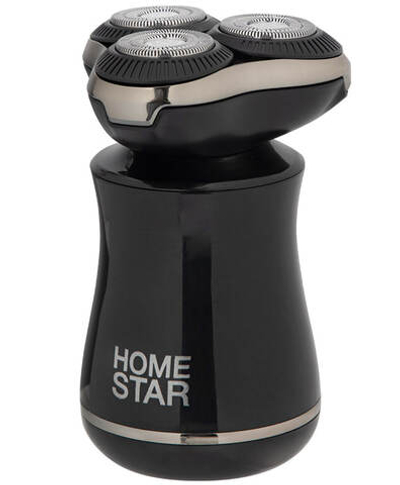 Бритва электрическая HomeStar HS-9022M аккумуляторная, 3 независимых бреющих головок с двойным лезвием, мощность 5 Вт,