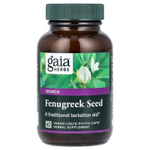 Gaia Herbs, Семена пажитника для женщин, 60 веганских жидких фитокапсул (390 мг на капсулу)