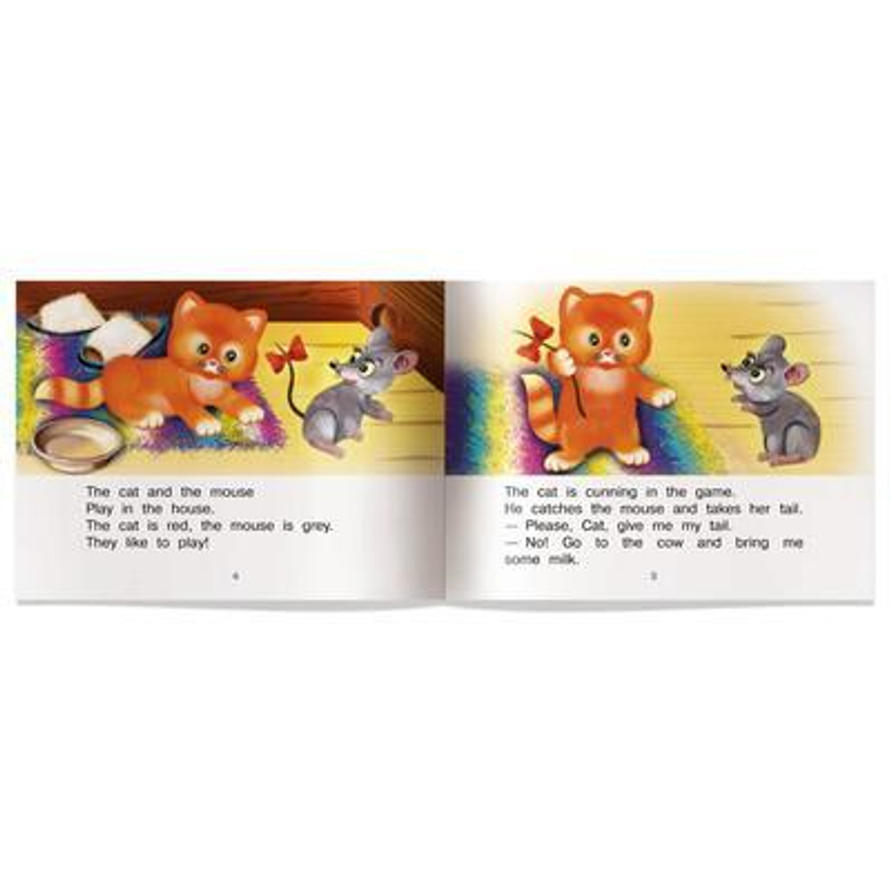 Читаем вместе. 1 уровень. Кошка и мышка. The Cat and the Mouse. (на английском языке), изд.: Айрис, авт.: Наумова Н.А., серия.: