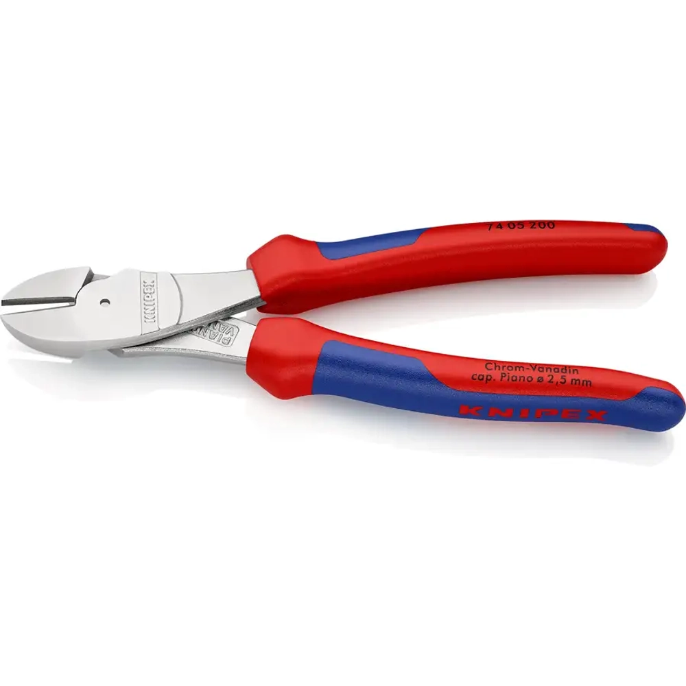 Кусачки боковые особой мощности хромированные 200 мм Knipex 74 05 200 SB