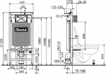 Инсталляция для унитаза Ravak X01703