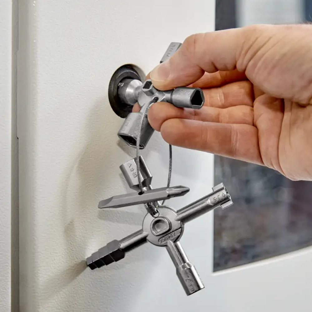 Ключ для шкафов TwinKey® 92 мм Knipex 00 11 01