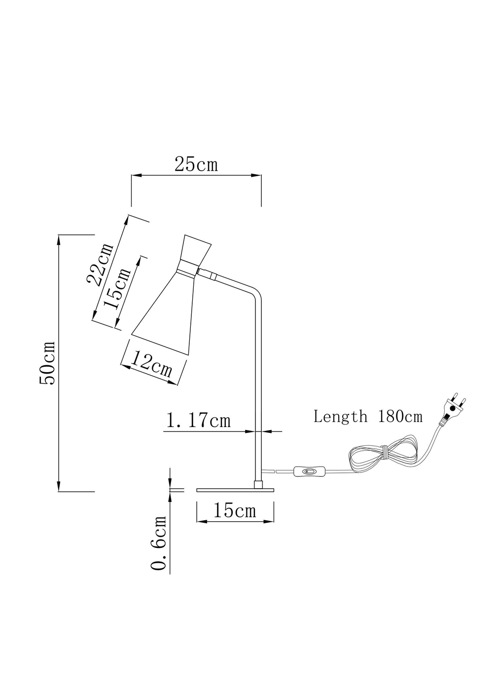 Лампа настольная Moderli V10996-T Page