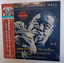 Винтажная виниловая пластинка LP Louis Armstrong And The All Stars Satchmo At Symphony Hall Vol.2 (Japan 1980)