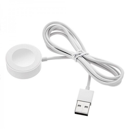 Кабель USB магнитный для зарядки (1m) Apple Watch white