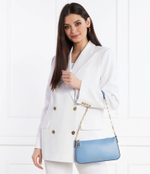 Кожаная Наплечная сумка Michael Kors - голубой(32H3G8EW6L)