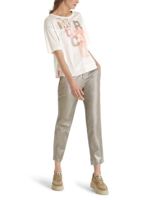 Футболка из хлопка с принтом