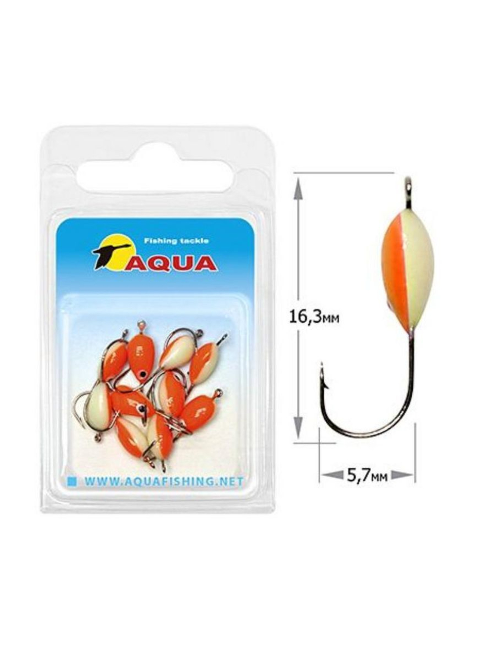 Мормышка фосфорная №06, крючок №12 (2 упакпо 10 шт) 0,08g