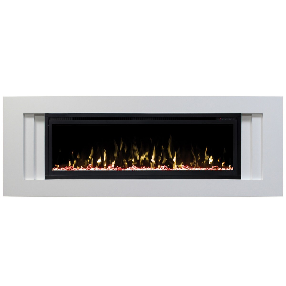 Электрокамин RealFlame Stockholm 50 WT белый с очагом Saphir 50