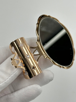 Футляр для помады с текстильной вставкой