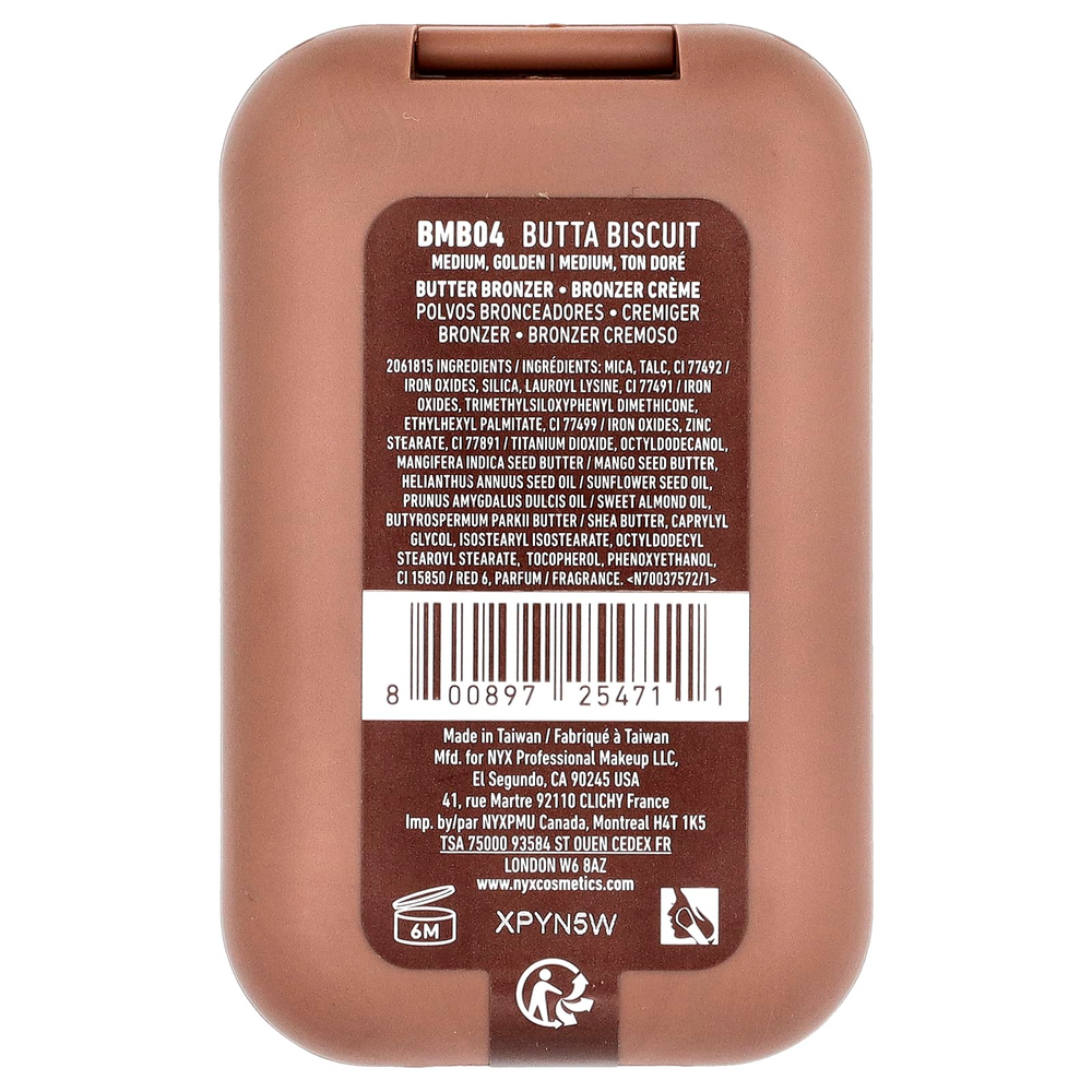 NYX Professional Makeup, Бронзер из пахты, 04 батта-бисквит, 5 г (0,17 унции)