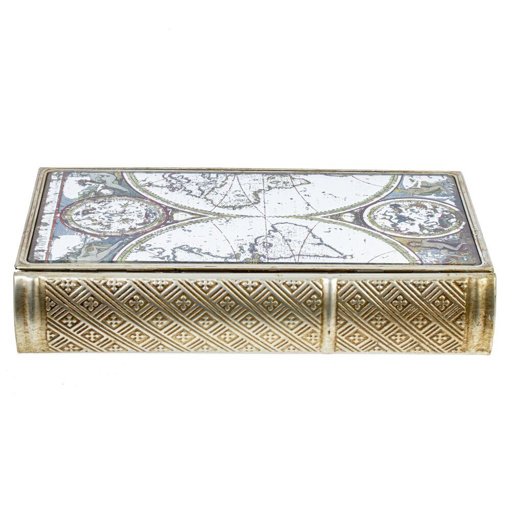 GAEM Шкатулка-книга с зеркальным элементом, L15,5 W5 H26 см