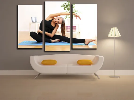 Модульная картина "Утренняя гимнастика"