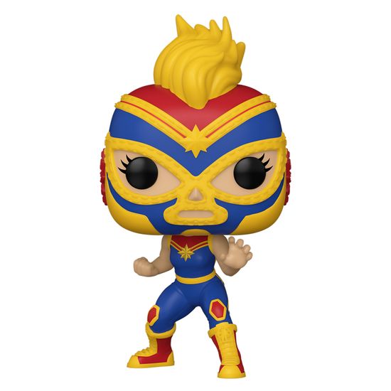 Фигурка Funko POP! Bobble Marvel Luchadores Captain Marvel (710) 53872