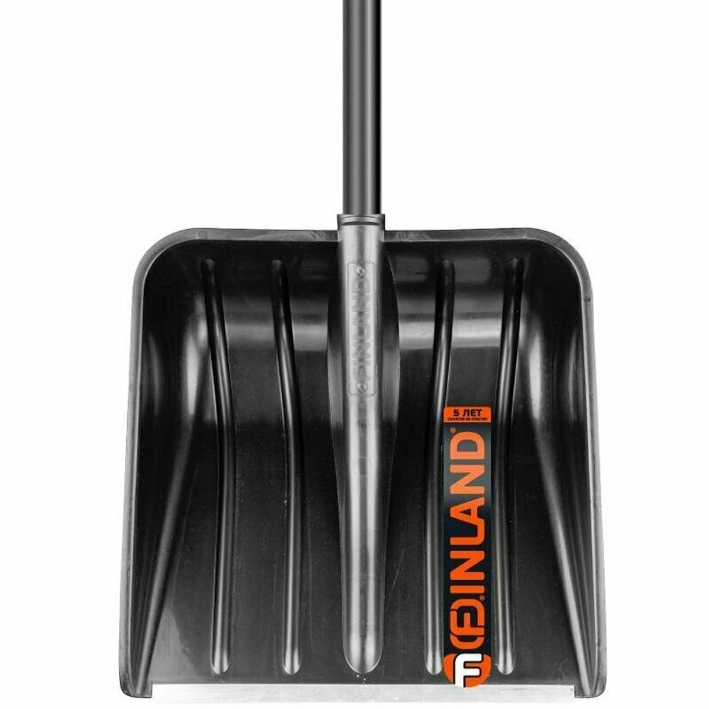 Лопата снеговая ЦЕНТРОИНСТРУМЕНТ "Finland"с черенком (1243-Ч)