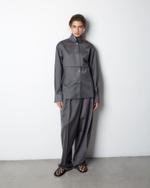 Брюки из шерсти и шелка Диор серый