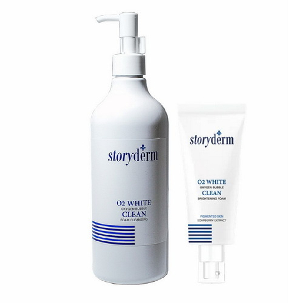 O2 White Clean Storyderm | Кислородная очищающая пенка