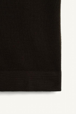 ZARA ТРИКОТАЖНЫЙ ТОП, КОРИЧНЕВЫЙ