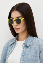 Спортивные очки HILX Orion / Matt Solid Yellow / Black Polarized Lens