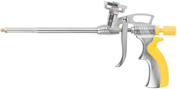 Пистолет для монтажной пены, алюминиевый корпус, прорезиненная ручка