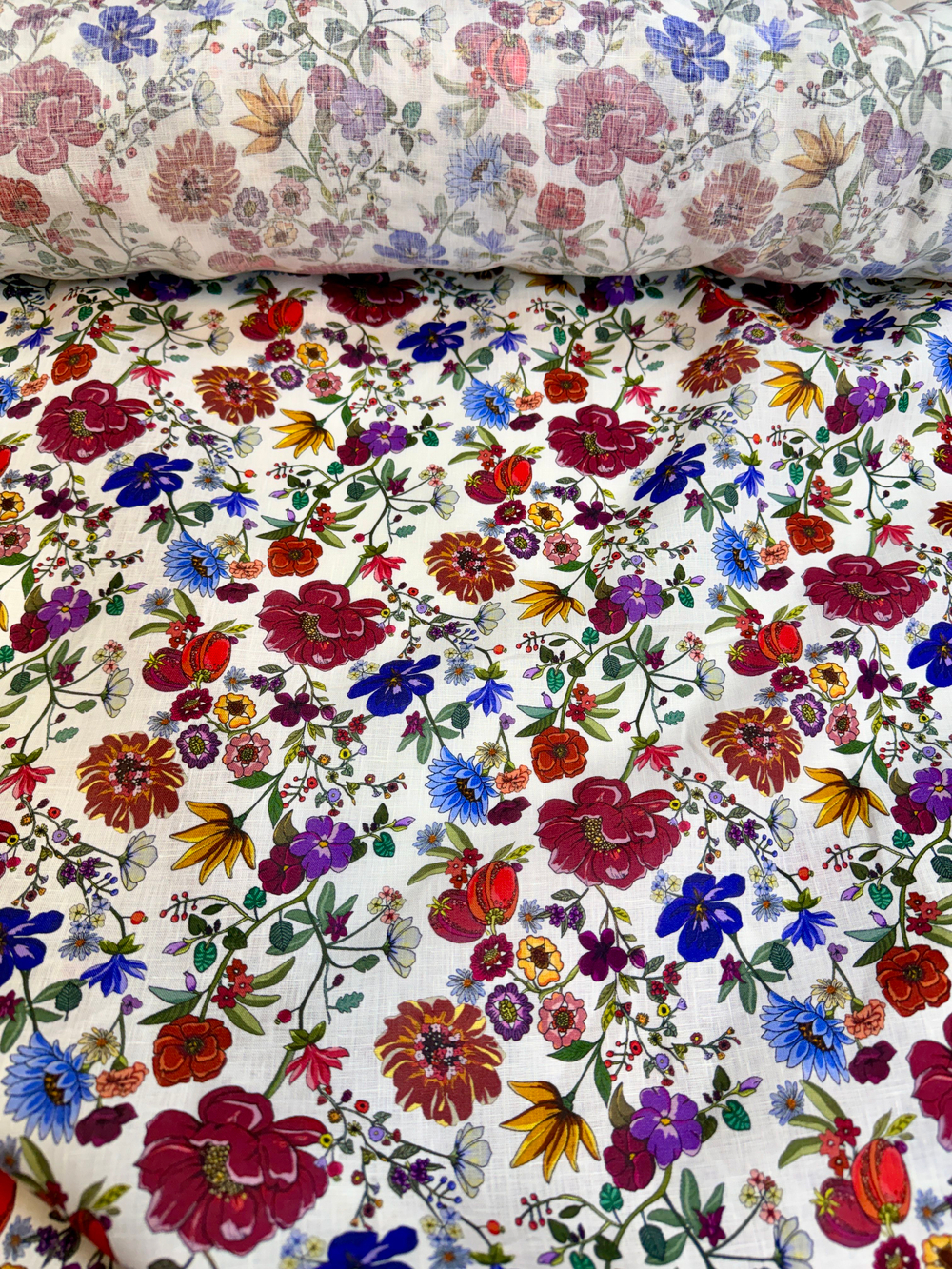 Ткань Лен 100% супер гладкий (Италия) ш-150см. 1 м