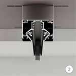 Шинопровод магнитный в натяжной потолок Arte Lamp LINEA-ACCESSORIES A473206 2м