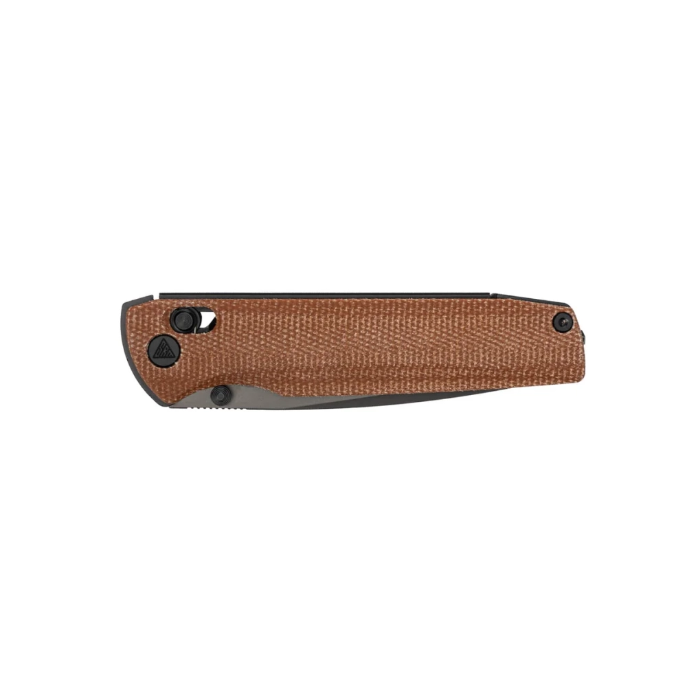 Нож складной SRM 258L-MN2 Terrier Black (140Cr Laminated, Brown Micarta)