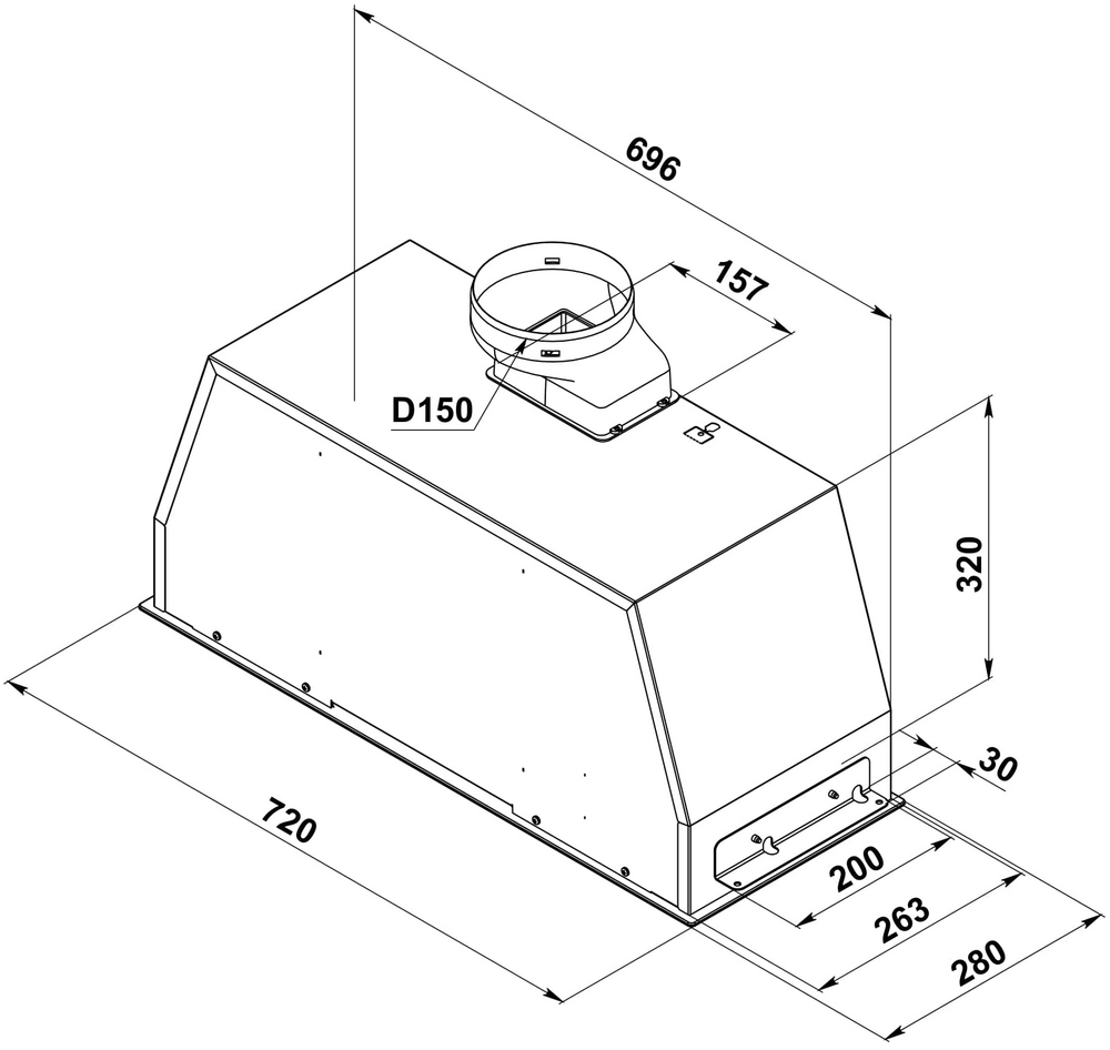 вытяжка D 520 B
