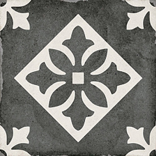 Керамогранит ART NOUVEAU Padua Black 20х20/ЭКИПЕ АР НУВО Падуа Блэк 20х20