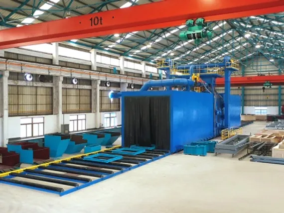 Дробеструйные установки для обработки и очистки балок серии INHGP/INHGB, INTEGRAL