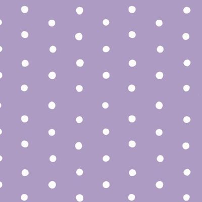 Белый горошек на фиолетовом