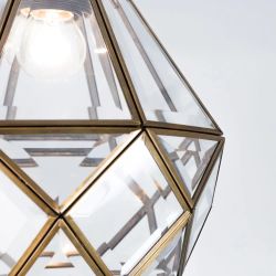 Citilux Витра-1 CL442110 Подвесной светильник витражный Бронза