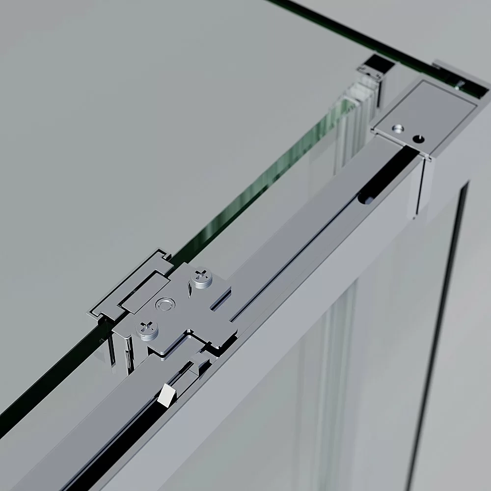Душевой уголок Vincea Soft 2 100х90 VSR-3SO29010CL стекло прозрачное/профиль хром