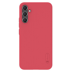 Тонкий жесткий чехол красного цвета от Nillkin для Samsung Galaxy A34 5G, серия Super Frosted Shield