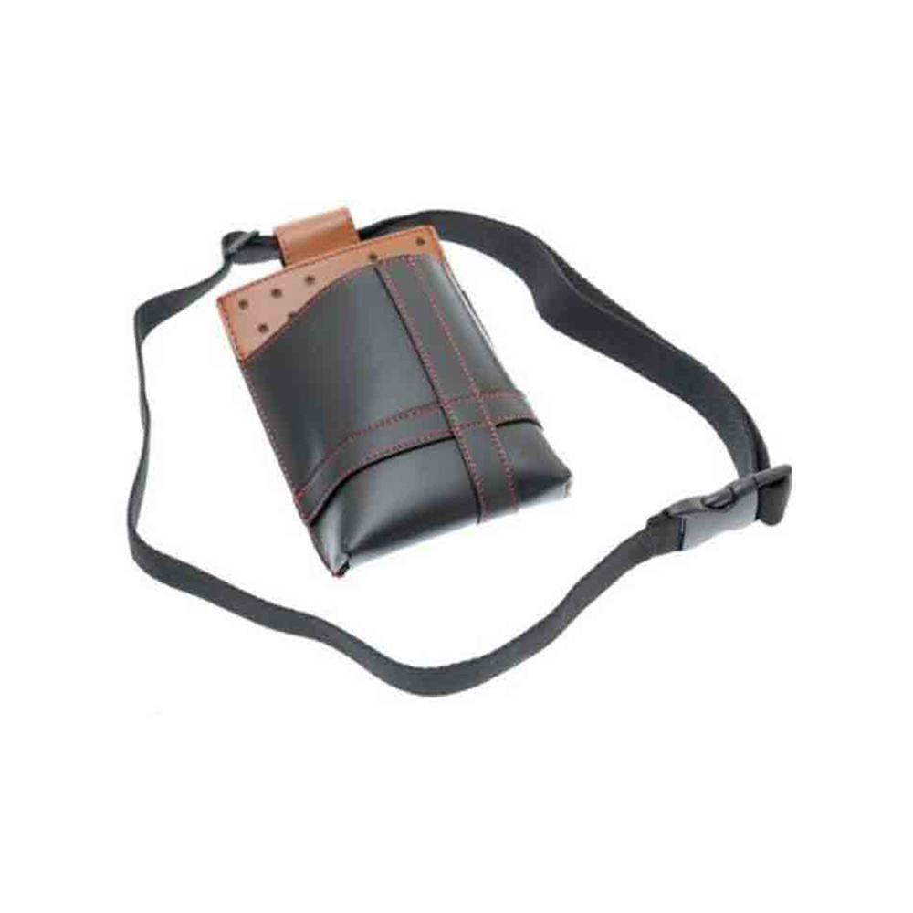 Кобура для ножниц (кожезаменитель) чёрный/коричневый