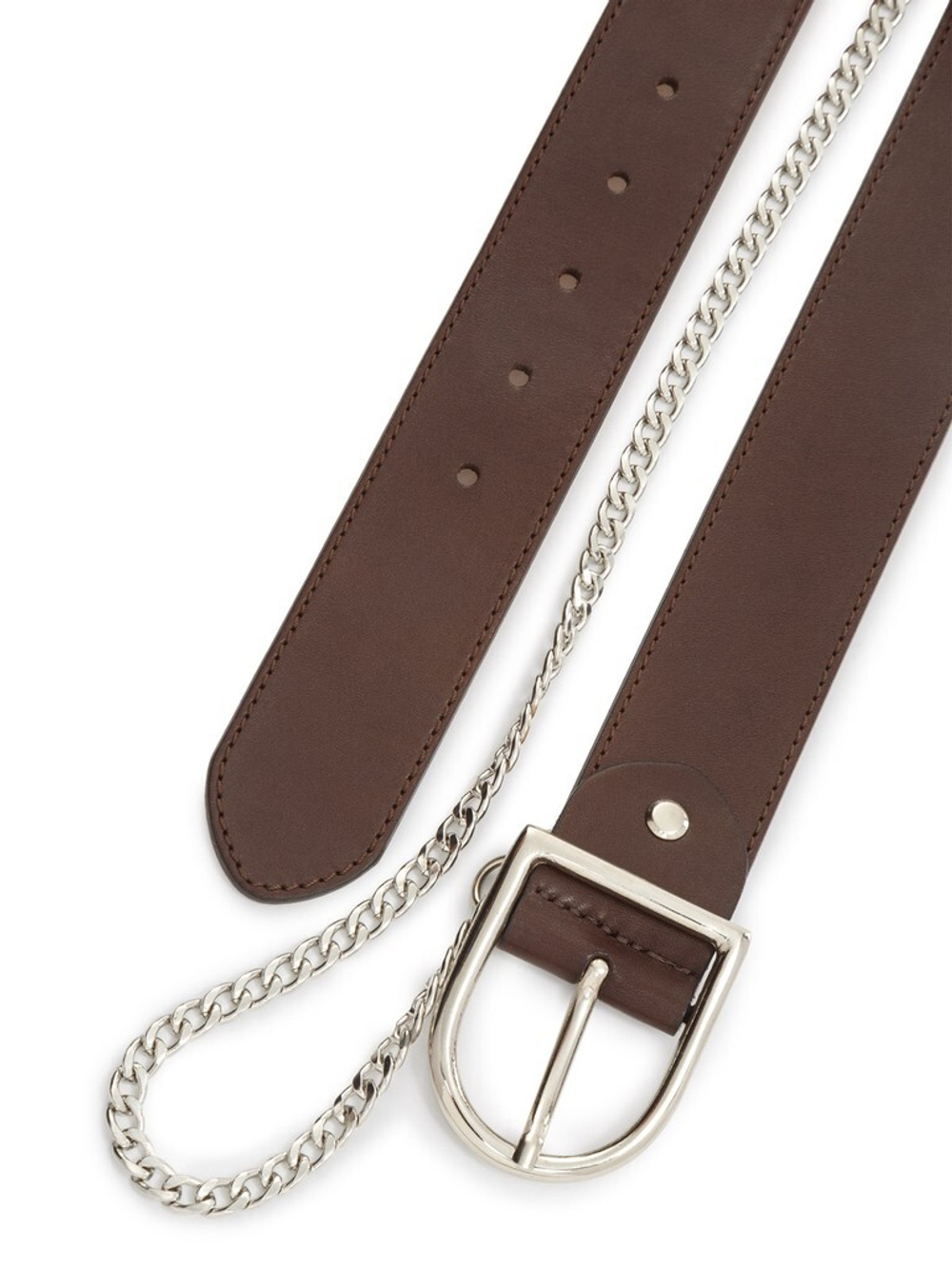 Ремень ELEGANZZA Z-PL22, темно-коричневый