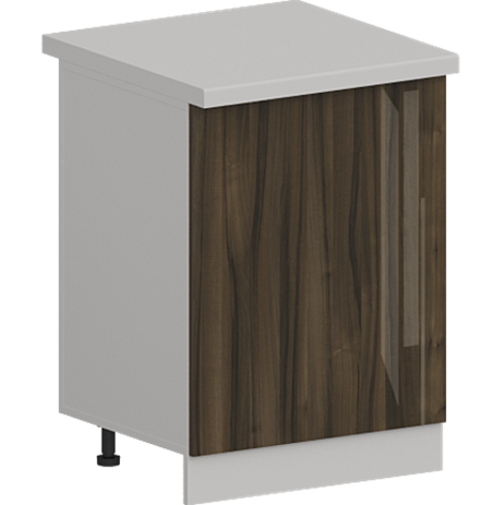 Кухня Модуль ШН 600М Графит / Орех Миланский