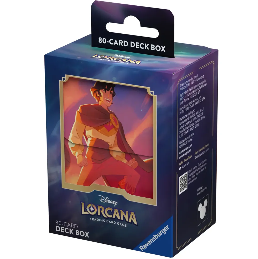 [Под заказ] Disney Lorcana: Shimmering Skies - Deck Box 80ct - Aladdin