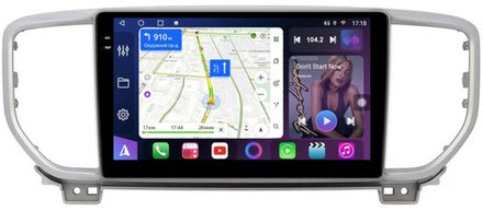 Магнитола для KIA Sportage 4 2018-2021 - FarCar BM1143M монитор 9.5" QLED на Android 14, TS10, 4+32Гб, CarPlay, 4G SIM-слот
