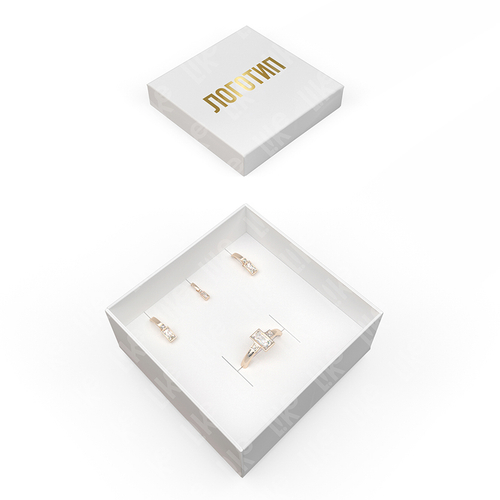 Футляр картонный, серия "Вальс", 90х90х39 мм