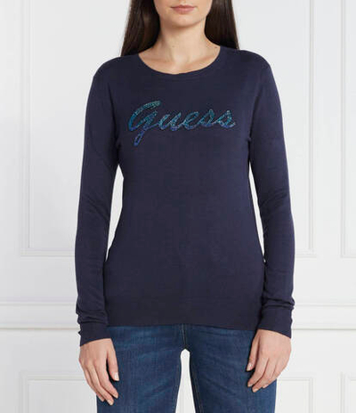 Блузка GUESS - темно-синий(W3BR22 Z2NQ2)