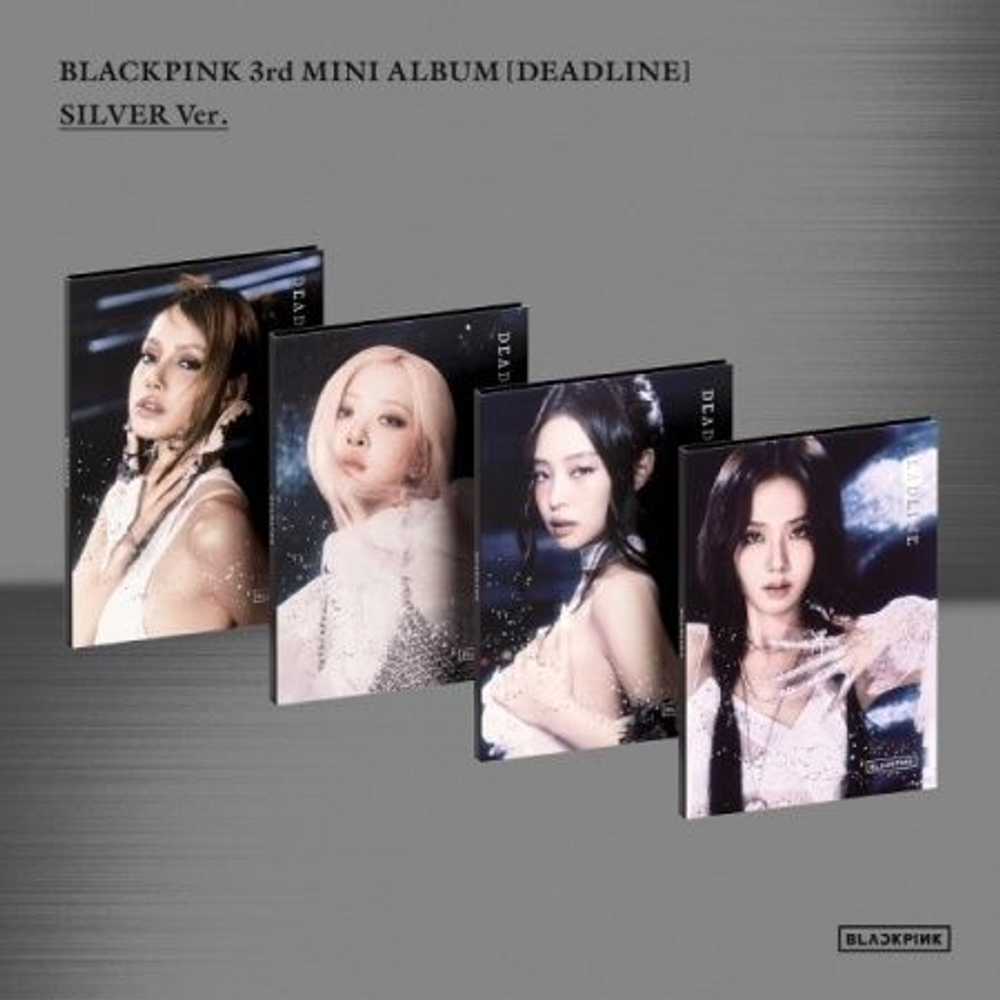 Альбом BLACKPINK - DEADLINE 3rd Mini Album SILVER RANDOM Version