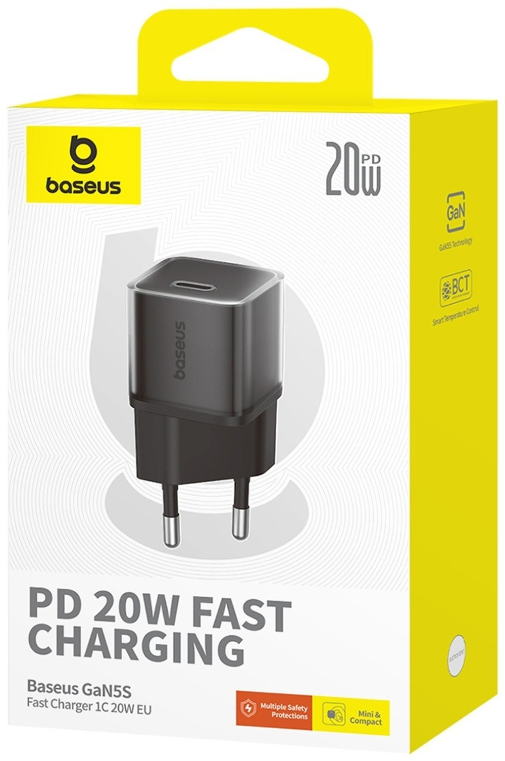 Зарядное устройство Baseus GaN5S 1C 20W USB Type-C черный