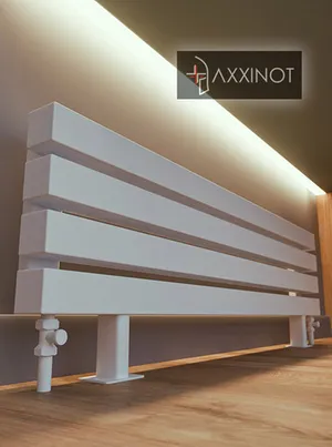 Axxinot Verde ZN - напольный трубчатый радиатор шириной 900 мм