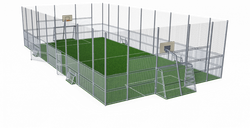 Площадка MUGA, 12x24 - металл