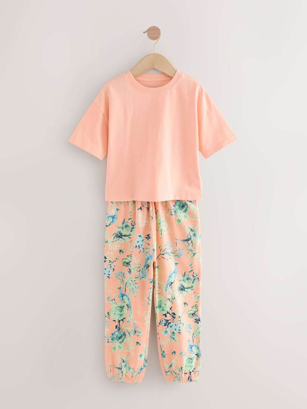 Пижама для девочки Next AC2-711, 3 шт., Розовый, Голубой, Бежевый